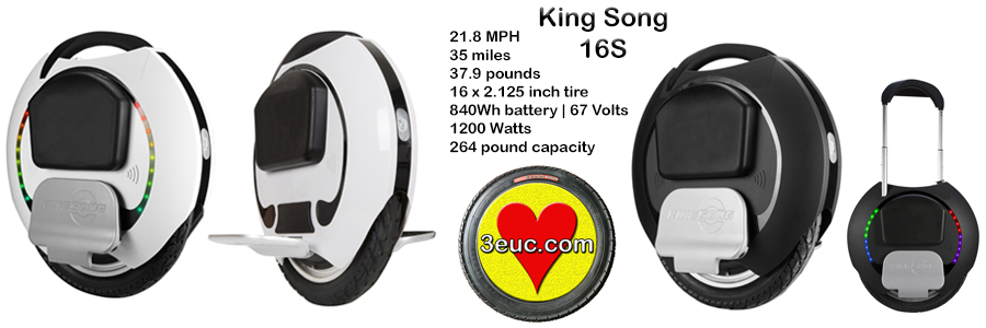 3euc King Song KS-16S EUC (electric unicycle)